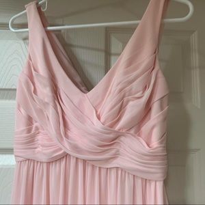 David’s bridal vintage dress with draped back